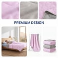 thumbnail image 2 of 1PC Lightweight Cooling Bed Blanket, Double-Sided Cool-Touch Summer Quilt, Absorbs Heat to Stay Cool All Night, Machine Washable, Pink Throw, 2 of 4