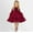Red, variant on CHUOU Kids Little Girls Daily Dress Autumn Long Sleeve Solid Irregular Princess Dress Ruffle Casual Party Dresses Outfits Clothes