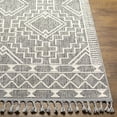 thumbnail image 4 of Hauteloom Reyn Living Room, Bedroom Area Rug - Bohemian, Transitional - Medium Gray, Cream, Charcoal - 6'7" x 9', 4 of 6
