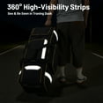 thumbnail image 6 of Large Catcher Gear Bag With Wheels, Soft Rolling Baseball Bag for 4 Bats, Portable Baseball Catcher Bag With Wheels, Multi-Pockets, Fence Hook, Holds All Softball Baseball Equipment (36x12x12inch), 6 of 8