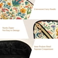 thumbnail image 5 of FORMRS Makeup Bag Travel Cosmetic Organizer for Women Fold Flat Zipper Pouch with Handle, Floral Animals, 5 of 8