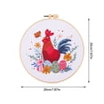 thumbnail image 3 of zhangmingg Easter Embroidery Kit for Beginners Complete Needlepoint Craft Set with Threads and Step-by-Step Instructions, 3 of 5