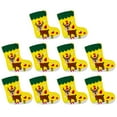 thumbnail image 1 of GOOHOCHY 10 piezas de calcetines navideños para manualidades navideñas, adornos navideños hechos a mano, 1 of 7