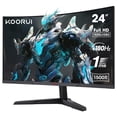 thumbnail image 1 of Monitor Curvo KOORUI 24 Pulgadas 1080P VA 180Hz HDR10 Compatible VESA, 1 of 9