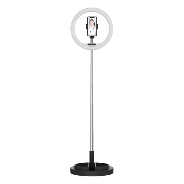 Anillo de luz LED plegable para Selfie de 10 pulgadas, relleno de lámpara circular