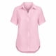 thumbnail image 4 of Tops de Manga Corta de Verano para las Mujeres de la Moda Color Sólido de Lino Cuadrado Borde con Botones, 4 of 6