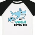 thumbnail image 4 of Inktastic My Uncle Loves Me with Cute Sharks Boys or Girls Toddler T-Shirt, 4 of 5