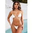 thumbnail image 1 of Qiylii Women Summer Transparent Straps Bikinis Set, Halter Swimwear, Low Waist Thong Swimsuit, Seaside Beachwear, 1 of 1