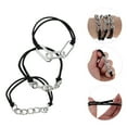 thumbnail image 3 of Unique Bargains 3 Pcs Exquisite Bracelet Scrunchies Hair Elastic Band Silver Tone, 3 of 5