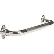 AquaSense Knurled Chrome Grab Bar with Rotating Flange, 12"/ 30.5cm