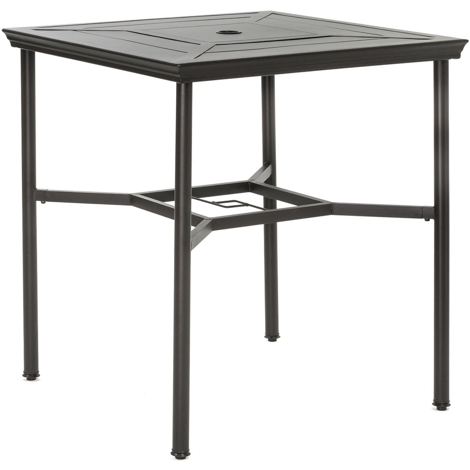 Hanover Montclair 5-Piece Steel Outdoor Counter-Height Patio Dining Set with Bar Table, Seats 4