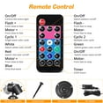 thumbnail image 2 of DSstyles Halloween Projector Lights Outdoor, Upgraded Never-Fading 20 Cards Pattern & 3D Ocean Wave, Waterproof RGB Holiday Decorations Projector with Remote for Christmas Halloween Birthday Party, 2 of 6