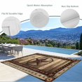 thumbnail image 3 of Western Farmhouse Outdoor Rug 4x6 Ft - Reversible Patio Rug Outdoor Camping Rugs, Primitive Rustic Country Retro Texas Star Indoor Outdoor Area Rugs, Non-Slip Outdoor Carpet Runner for Deck/Porch, 3 of 8