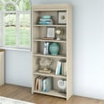 thumbnail image 2 of Bowery Hill 5 Shelf Bookcase in Antique White - Engineered Wood, 2 of 5
