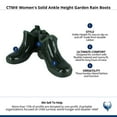 thumbnail image 4 of CTM  Solid Ankle Height Garden Rain Boots (Women), 4 of 4