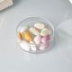 thumbnail image 5 of 12 cajas redondas transparentes para dulces con tapa, ideales para fiestas, bodas, como pequeños contenedores para guardar joyas, cuentas, manualidades y mini juguetes (8 cm)., 5 of 8