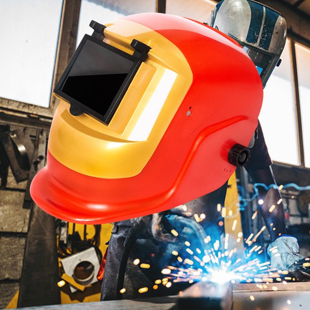 Campana de soldadura automática shamjiam casco de soldadura Dorado