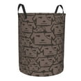 thumbnail image 2 of LNWH Laundry Basket, Dog Family Pattern Foldable Laundry Hamper With Handles Waterproof, Small, 2 of 8