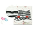 thumbnail image 3 of Opvise Cute Infant Baby Girl Boy Soft Warm Cotton Love Mama/Papa Letters Socks Gift, 3 of 6