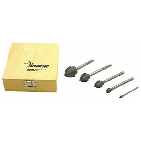 UPC: 0811175019045 | Wingits Apache200 5Pc Drill Bit Set