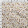 thumbnail image 4 of oneOone Cotton Jersey Brown Fabric Asian Block Quilting Supplies Print Sewing Fabric By The Yard 58 Inch Wide, 4 of 4