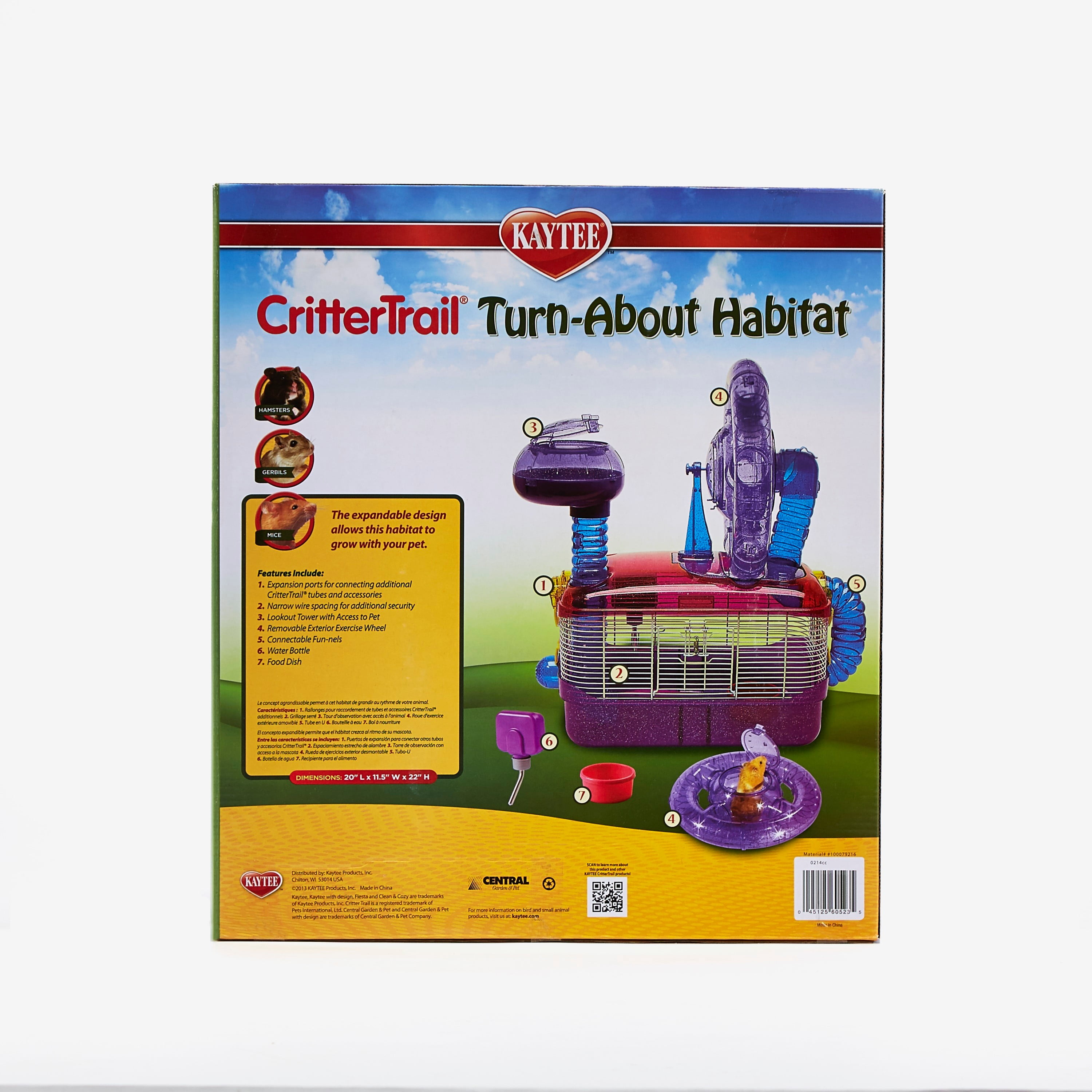 Crittertrail turn about cheap habitat assembly