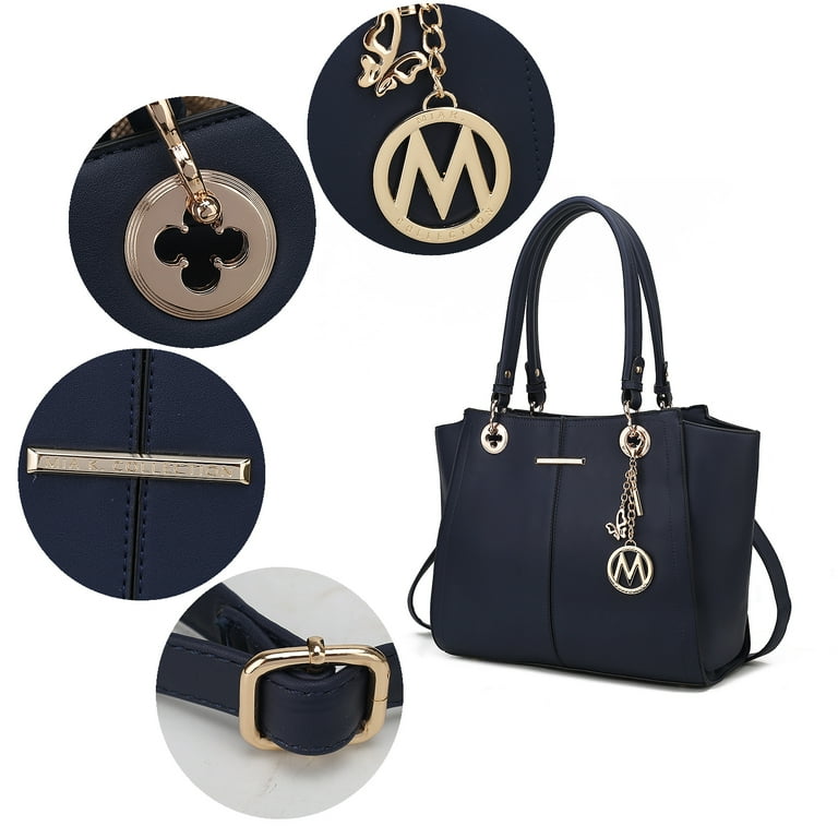 MKF Collection Ivy Vegan Leather Women’s Tote Bag & Wallet, Elegant Shoulder Purse Handbag by Mia K - Pink MKF Collection Ivy Vegan Leather Women’s Tote Bag & Wallet, Elegant Shoulder Purse Handbag by Mia K - Pink