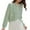 Green, variant on Cardigan For Women Floral Short Sweater Open Front Knit Long Sleeve Loose Fit Outwear For Casual Outfits Clothes