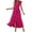 Hot Pink-01, variant on STETMN Women's Oversized Maxi Dresses Smocked Flowy Summer Dresses A Line Square Neck Summer Sundress
