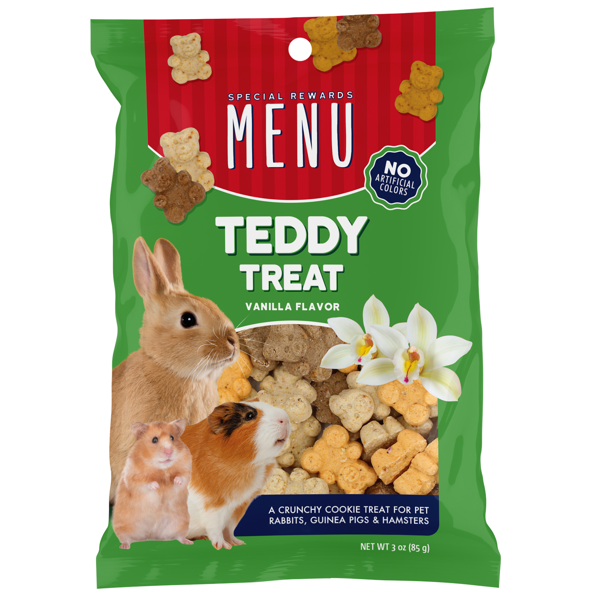 Menu Magic Teddy Small Animal Treats, Vanilla, 4-Pack photo 2