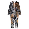 thumbnail image 3 of Mobile Suit Gundam Hooded Union Suit One Piece Pajama Outfit PJs Sleepwear, 3 of 7