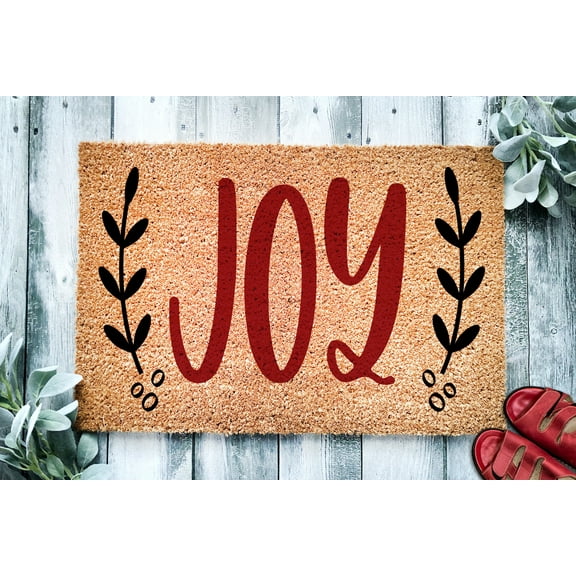 Christmas Joy Door Mat | Christmas Doormat | Winter Decoration | Welcome Mat | Holiday Doormat | Winter Decor | Christmas Gift