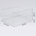 thumbnail image 5 of xeoereki Wardrobe Storage Rack Hollow Stackable Sliding Rail Closet Cupboard Organizer Drawer Storage Shelf Clothes Pants Sweater Storage Bin Black, 5 of 8