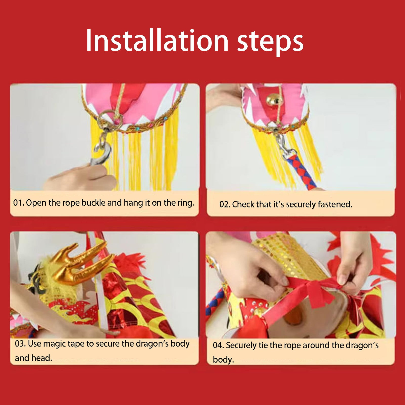 Dance Ribbon Dragon Poi, Juggling Dragon Toy with Scales, 3D Colorful Kite Silk Flowy Spinning & Shaking Poi Outdoor Fitness Games for the Garden/Park/Beach