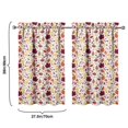 thumbnail image 4 of Fall Kitchen Curtains 39 Inch Short - 32Panel Set, Autumn Harvest Print, Rod Pocket Window Treatment for Thanksgiving, Farmhouse, Cafe, Living Room - Machine Washable, 4 of 4