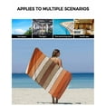 thumbnail image 6 of Burnt Orange Brown Bath Towels for Bathroom Set,Luxury Microfiber Towels Gifts for Women,Quick Dry Beach Kitchen Hand Hair Face Towel and Dish Washcloth,Farmhouse Vintage Wooden Yoga Towels+Set, 6 of 7