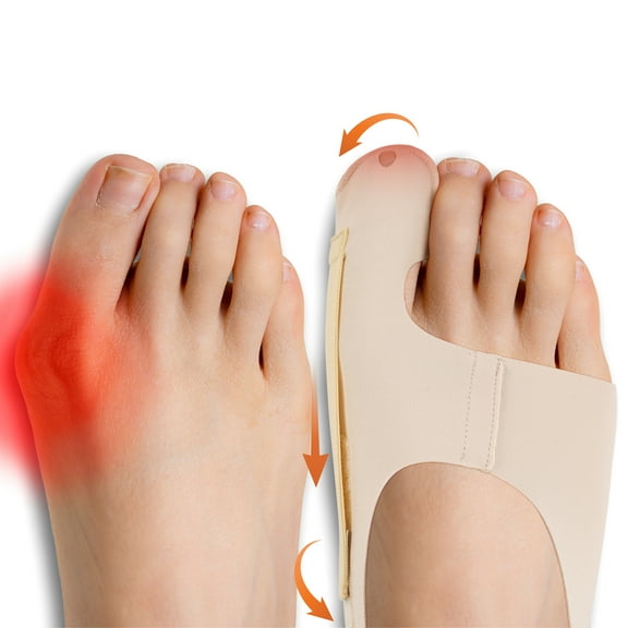 1 Pair Bunion Corrector, Orthopedic Bunion Splint Socks, for Big Toe Supporter Straightener, Medium