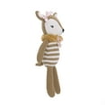 thumbnail image 2 of Cuddle Me Deer 100% Cotton Knitted Plush Toy Penelope Brown/Pink, 2 of 4