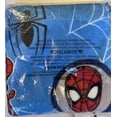 thumbnail image 7 of Marvel Spiderman Wall Crawler Red and Blue Toddler Blanket, 7 of 7