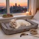 thumbnail image 4 of Pisexur Suministros para mascotas Waterproof Antiskid Lint Rectangle Dog Bed Soft Comfortable Pet Mat House For Small Dogs And Cats Under 27.55lb Indoor Outdoor Cozy Restperros, gatos y animales, 4 of 6