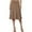 Coffee, variant on Women's Tennis Skirts Summer Women Solid Lightweight Midi Pull On Closure Skirt Red S
