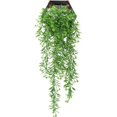 thumbnail image 3 of Colgante de Pared con Flor de Naranja ANGGREK 5 Tenedores Planta Artificial Verde, 3 of 8