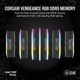 thumbnail image 2 of RAM Corsair Vengeance RGB DDR5 64 GB (4 x 16 GB) CL32 a 6600 MHz, 2 of 6