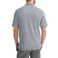 thumbnail image 2 of Men's Cutter & Buck  Navy Villanova Wildcats Virtue Eco Pique Stripe Recycled DryTec Polo, 2 of 2