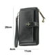 thumbnail image 2 of Nuevo bolso largo para mujer, bolso multifuncional con cremallera para teléfono móvil, bolso de mano con hebilla de moda, negro, 2 of 5