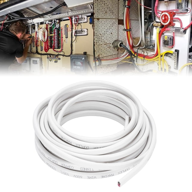 Barco 12 AWG Alambre Eléctrico, 12 Awg Awg Marina Aislamiento Conductividad Conexión ESTA