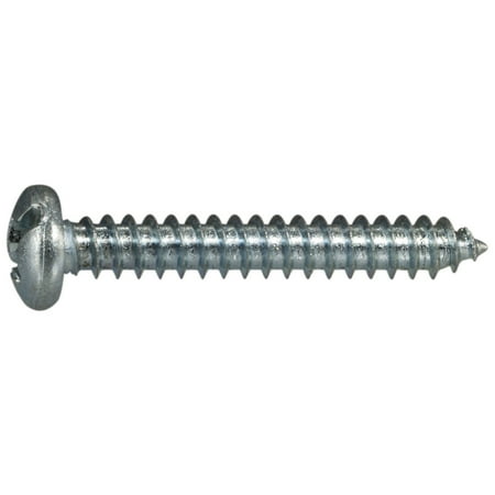 

#12 x 1-1/2 Zinc Plated Steel Combo Pan Head Sheet Metal Screws SMSPS-502