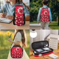 thumbnail image 3 of Jeiento Ladybug 4-Piece Girls Backpack Set with Lunch Box Pencil Case Water Bottle Holder 17 Inch Large Capacity Breathable Lightweight Bookbag for 8-14 Middle School, 3 of 7