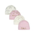 thumbnail image 2 of Gerber Baby Girls Caps & Mittens Set, 8-Piece, 2 of 9