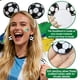 thumbnail image 5 of Hogar y jardín, pegatinas, juego de accesorios para aficionados al fútbol, diadema con orejas de ratón, pendientes de balón de fútbol, tatuajes temporales, atuendo para el día del partido para mujere, 5 of 6
